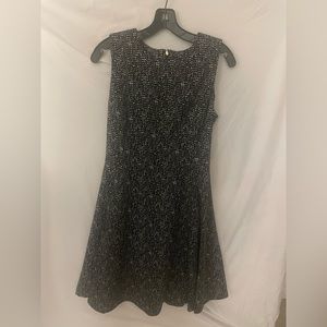 Black dress with white speckles